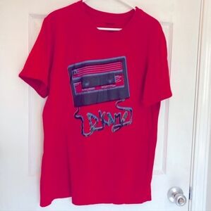 GUC, DKNY Retro 80’s Cassette Tape Graphic T-Shirt Tee Size Large